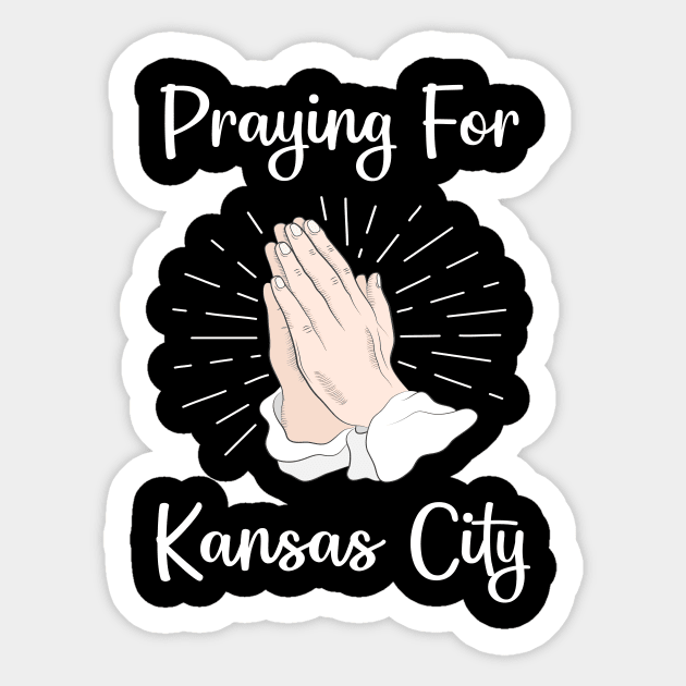 Praying For Kansas City Sticker by blakelan128